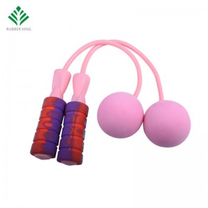 Ropeless Rump Rope, претеглено безжично скачащо въже за фитнес тренировка, регулируемо прескачане на въже за скачане на въже за жени и деца